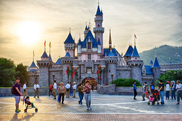 Hong Kong Disneyland, Sleeping Beauty Castle