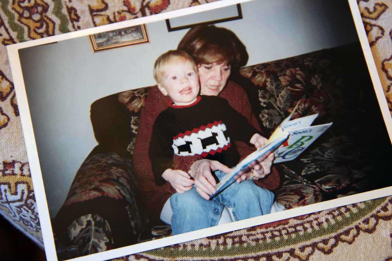 Peter O’Halloran and his grandmother when Peter was a toddler.