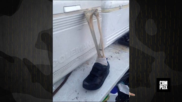 Authorities in Canada say a man walking a dog made this shocking discovery last week.