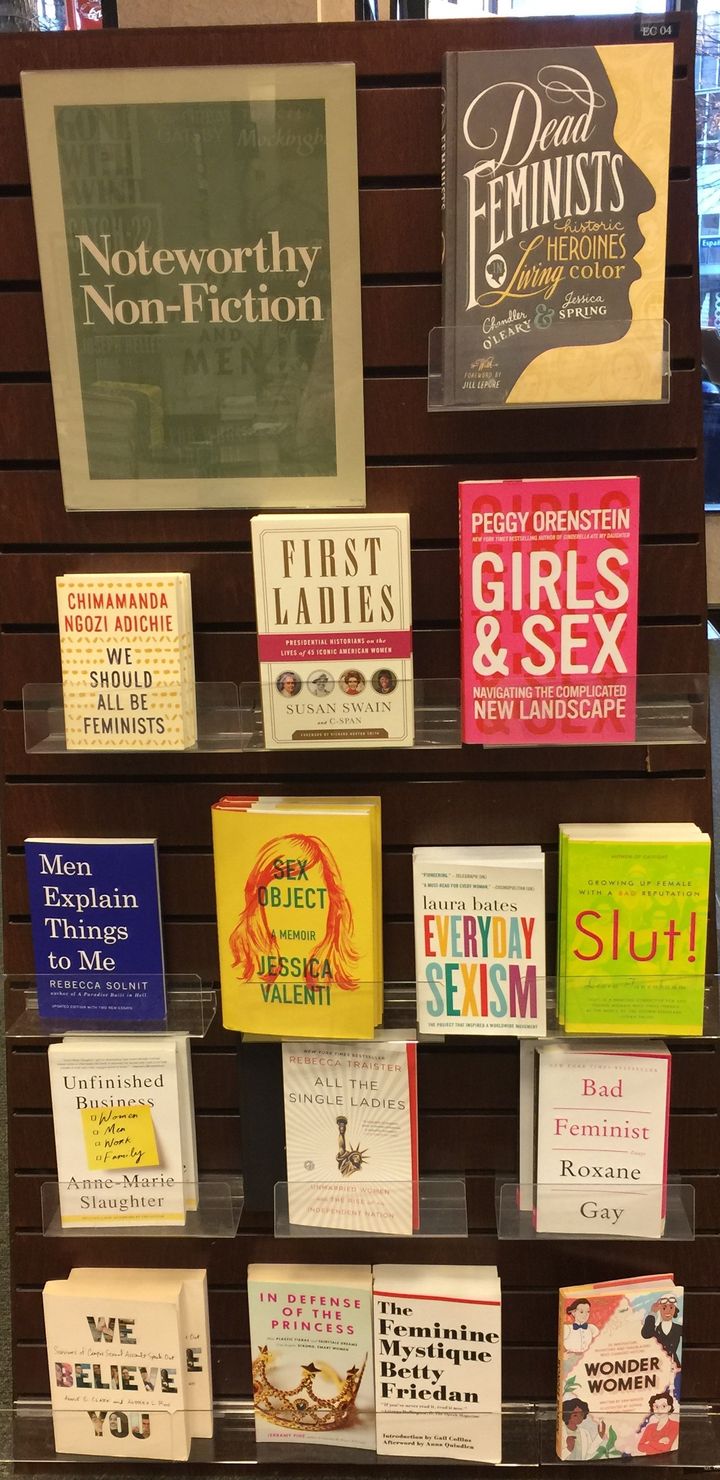 New and classic feminist books are suddenly considered “noteworthy” at the local Barnes & Noble.