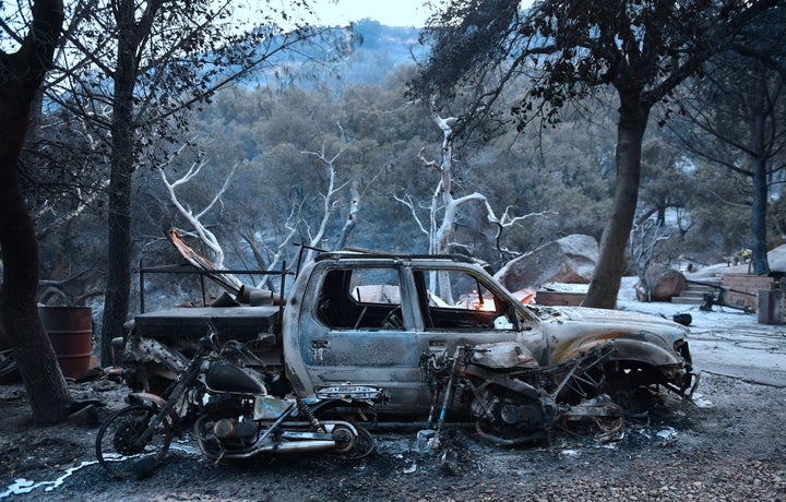 Nearly 1,000 homes have been damaged or destroyed in the Thomas fire, California officials said Friday.