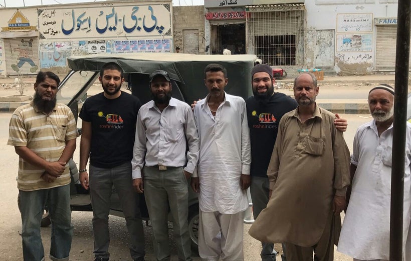 Hasan and Moneeb in Orangi Town, Pakistan