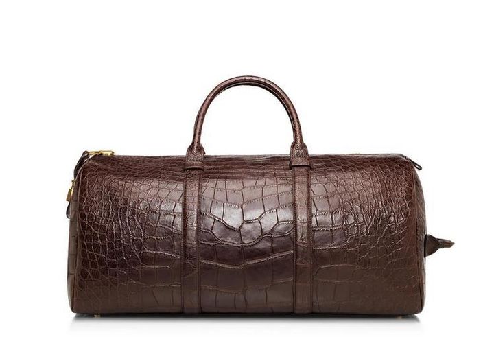 Tom Ford’s Buckley Alligator Duffle is a luxury traveler’s dream come true. 