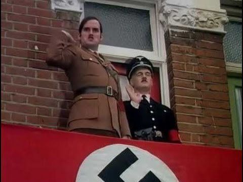 <p>John Cleese as “Mr. Hilter” in the classic Monty Python sketch</p>
