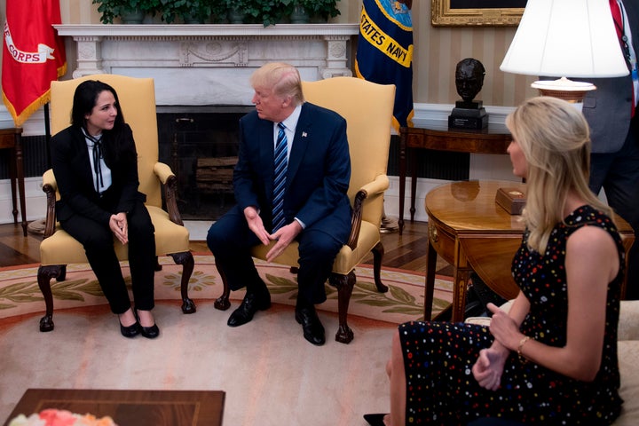 Trump and his daughter, Ivanka, in April met at the White House with Aya Hijazi, an Egyptian-American aid worker who had just