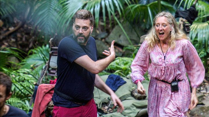 Iain Lee and his sister Jo Angell