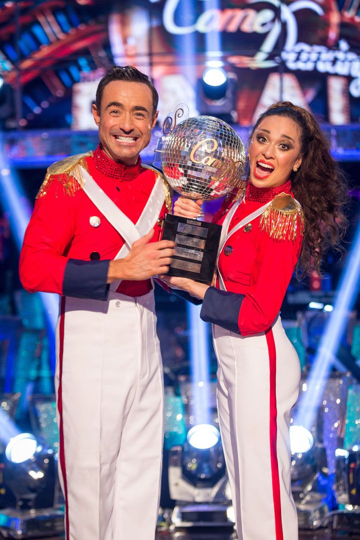 Joe McFadden and Katya Jones were crowned winners of 'Strictly Come Dancing' 2017