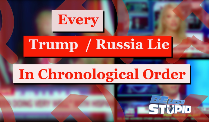 Donald Trump’s first Russia lie was July 29th, 2016.