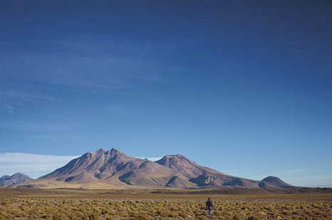 Chef Rodolfo Guzmán in the Atacama Desert of Chile, from the book “Boragó, Coming from the South”