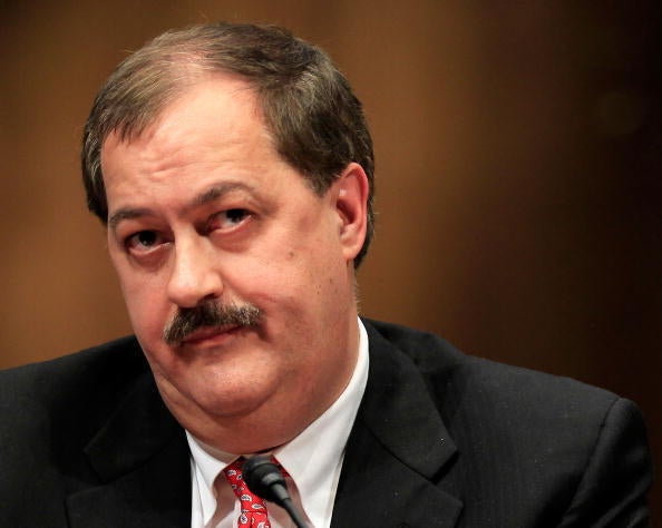 Don Blankenship during a hearing before the of the Senate Appropriations Committee