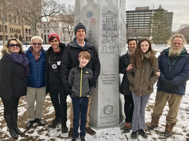 The Yale Humanist Community installed the obelisk on Dec. 3 and officially dedicated it on Sunday.