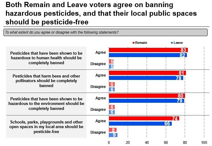 Opinions were matched among Leave and Remain voters.