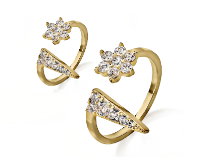 <p>Ioanna Ring Set via Pandora’s Box Collection for Motif</p>