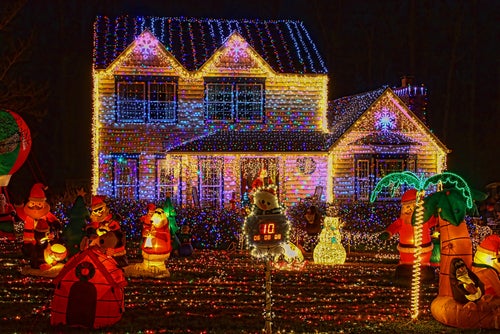 If you neighbor’s display would even put Chevy Chase to shame, don’t take the bait of social comparison.
