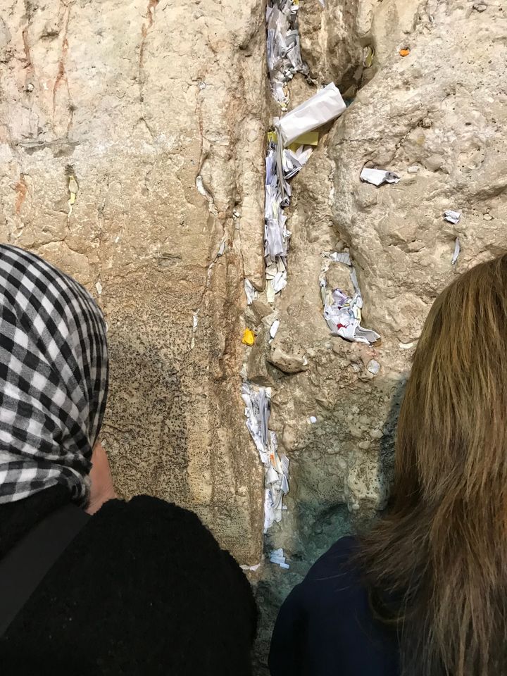 Religions coexist at the Western Wall.