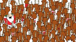 Can You Spot The Bear Among The Reindeer? The Perfect Christmas Puzzle For Office Procrastination