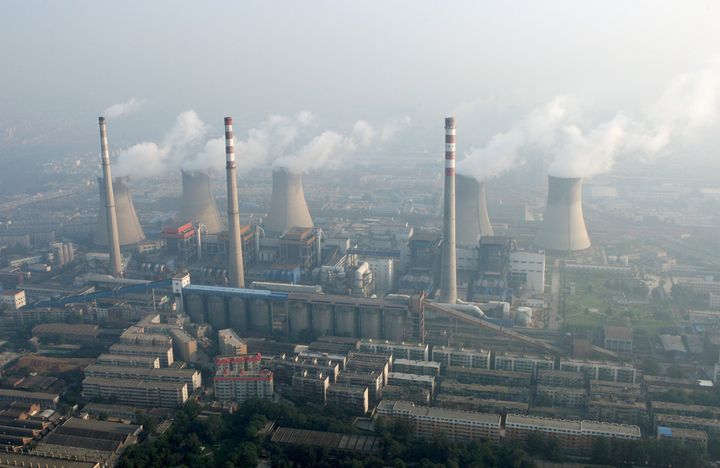 A coal-burning power plant on the outskirts of Zhengzhou, Henan province, China, pictured in 2010. 