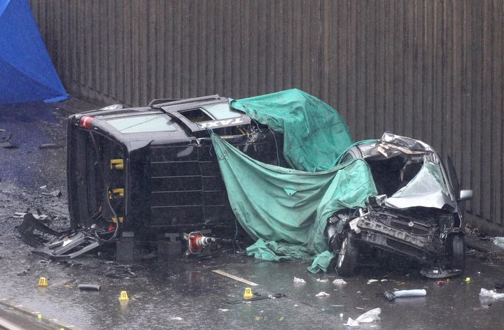 The crash, in the early hours of Saturday, left six people dead 