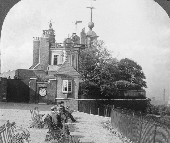 A time ball at the Royal Observatory in England.