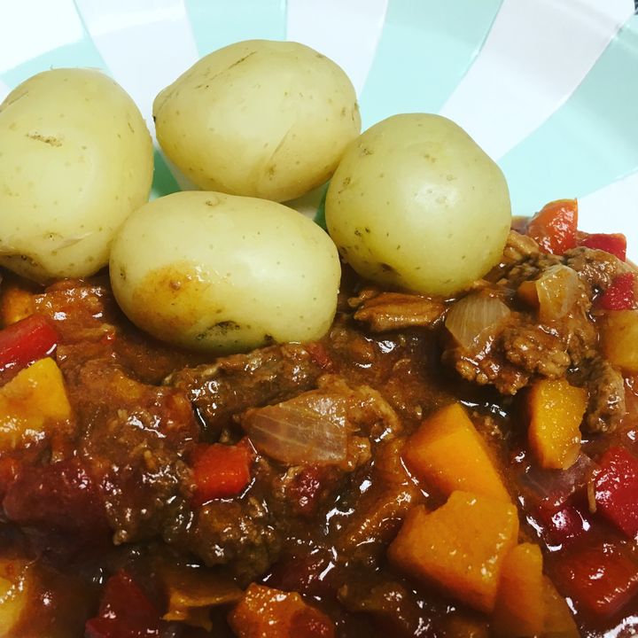 Zebedees Hungarian-themed beef goulash 