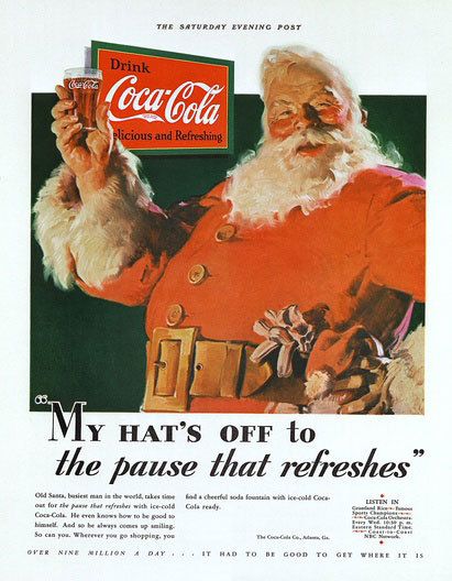 Meet Haddon Sundblom Creator Of Coca Cola S Santa Claus Huffpost
