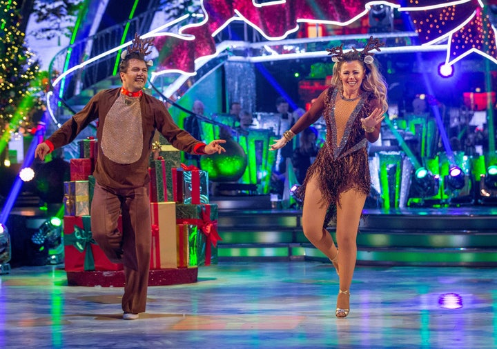 Kimberley Walsh and Pasha Kovalev topped the leader board