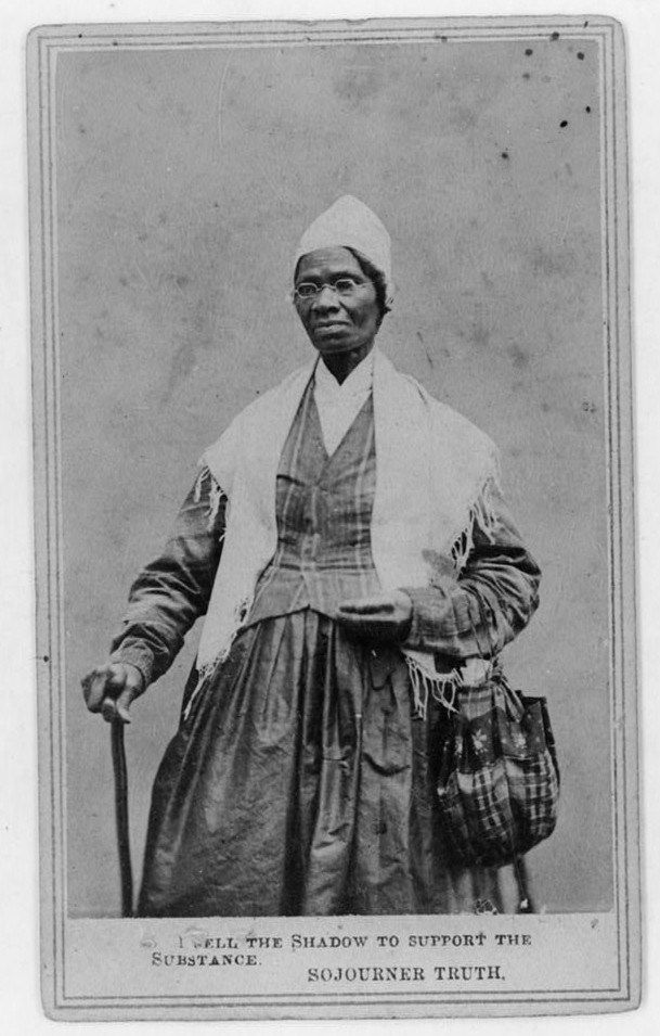 “If the first woman God ever made was strong enough to turn the world upside down all alone, these women together ought to be able to turn it back , and get it right side up again! And now they is asking to do it, the men better let them” - Sojourner Truth, 1851 ���%