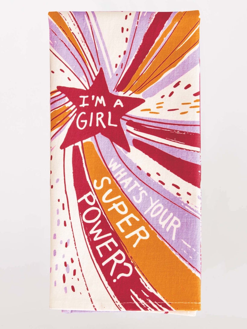 This super-fun (and absorbent) dishtowel will brighten up anyone’s kitchen.