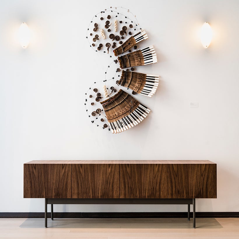 Installation View of Ron Klein, <em>X8</em>, at 50 West