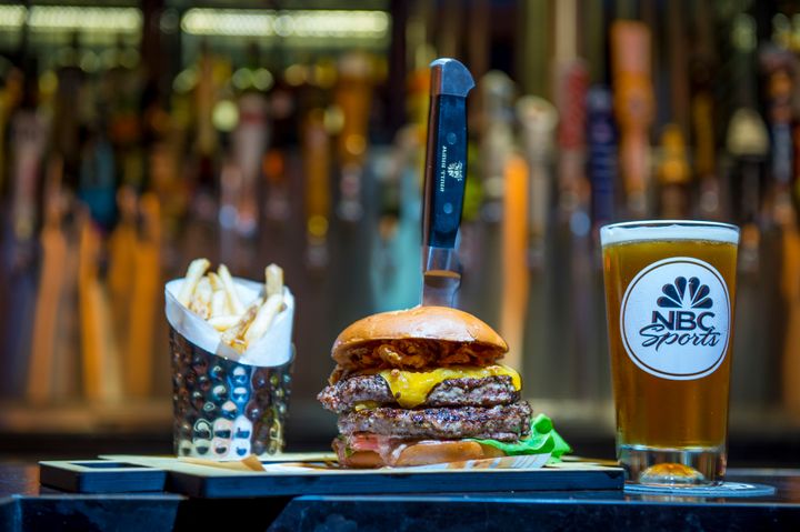 NBC Sports Grill & Brew is a casual dining restaurant with large portions and plenty of screens to watch the big game.