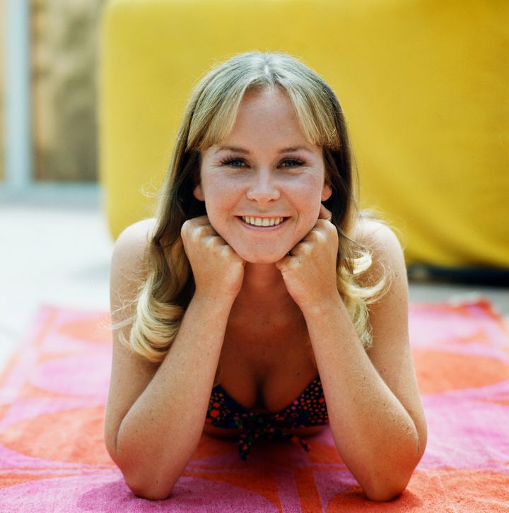 Heather in 1972, on the set of 'Days Of Our Lives'