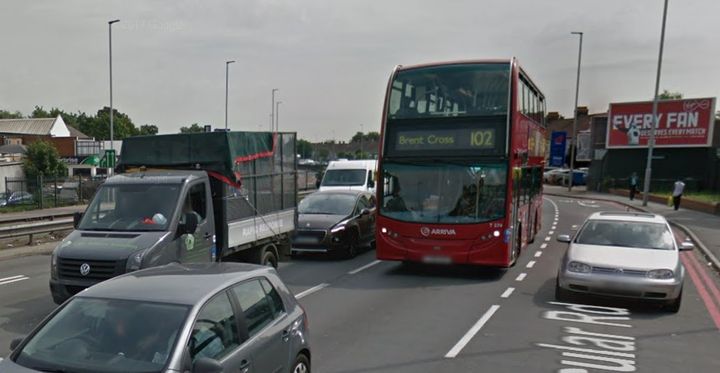 The collision occurred in on the A406 in Neasden 