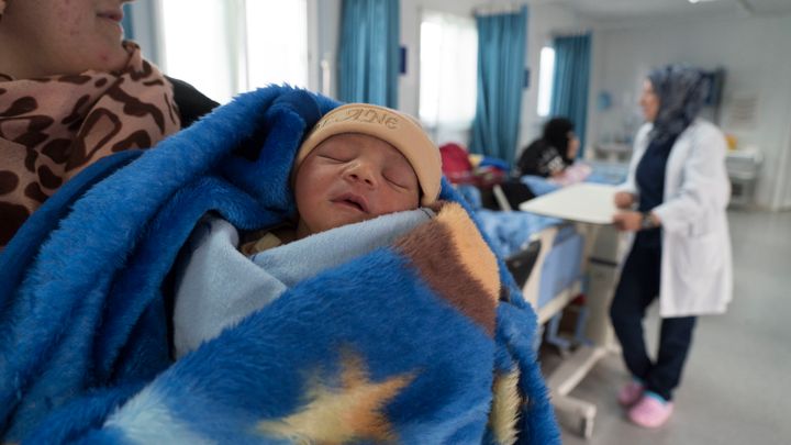 A 70% increase in the births is expected at Azraq hospital (pictured)