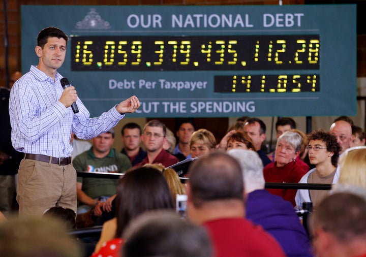 Paul Ryan on the campaign trail in 2012 as the Republican vice presidential candidate.