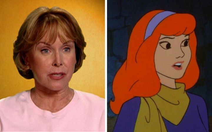 Heather North and the character she famously portrayed, Daphne Blake.