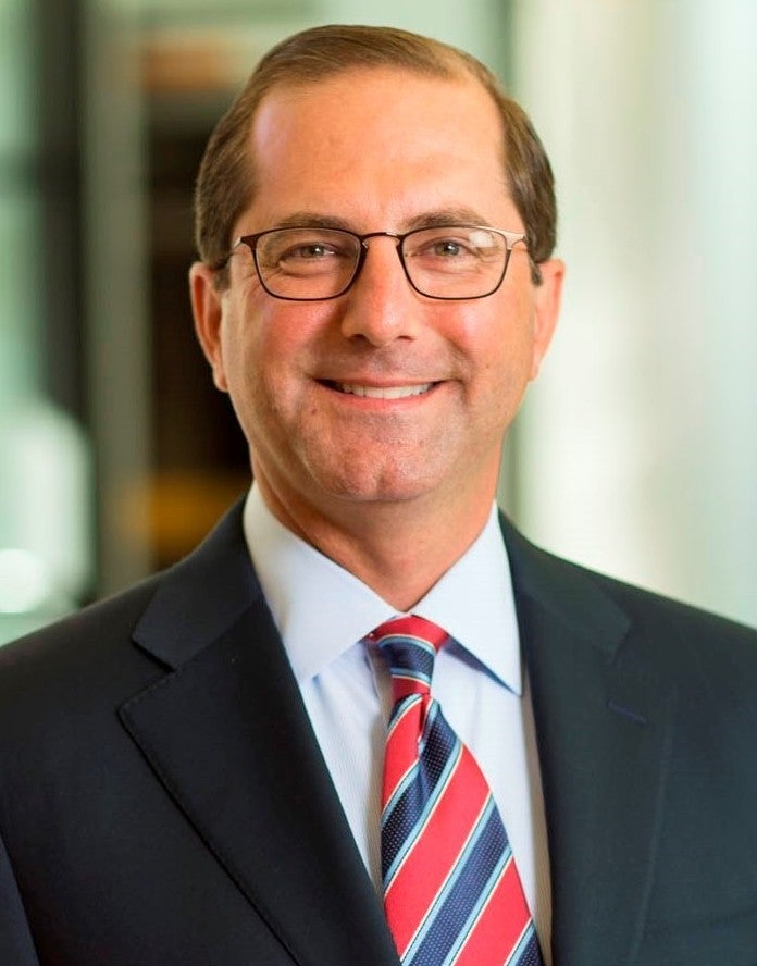 President Donald Trump’s nominee for United States Secretary of Health and Human Services, Alex Azar.