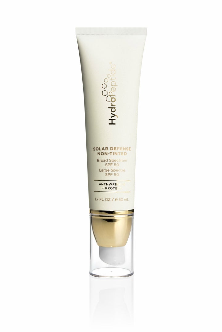 <p><strong>HydroPeptide</strong> <strong>Solar Defense Non-Tinted Broad Spectrum SPF 50</strong> </p>