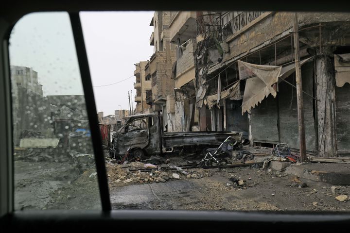The city of Raqa has been devastated by Syria's civil war 