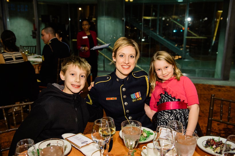 Guests at the Sixth Annual Military Thanksgiving at Arena Stage.