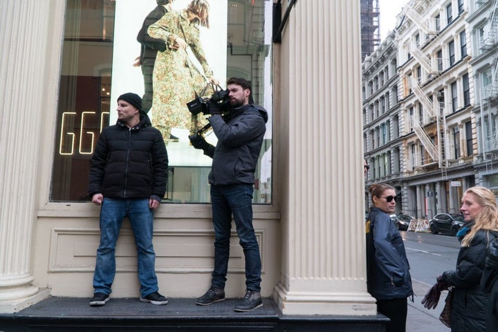A hidden camera.