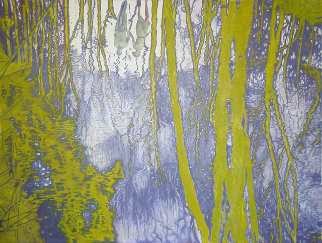 “Non Material II” (Oil on canvas, 47.2”h x 63”w)
