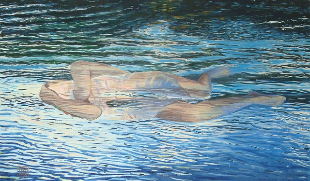 "Non Material IV" (Oil on canvas)