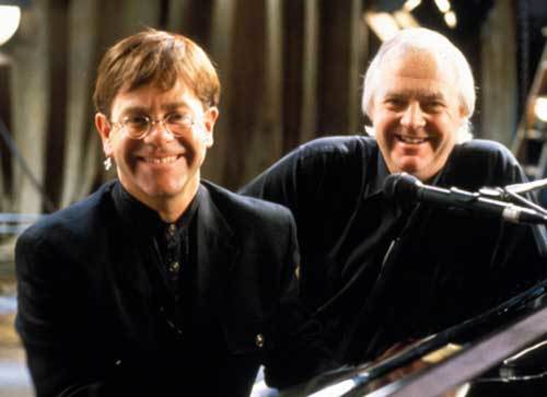 <p>(L to R) Sir Elton John and Sir Tim Rice</p>