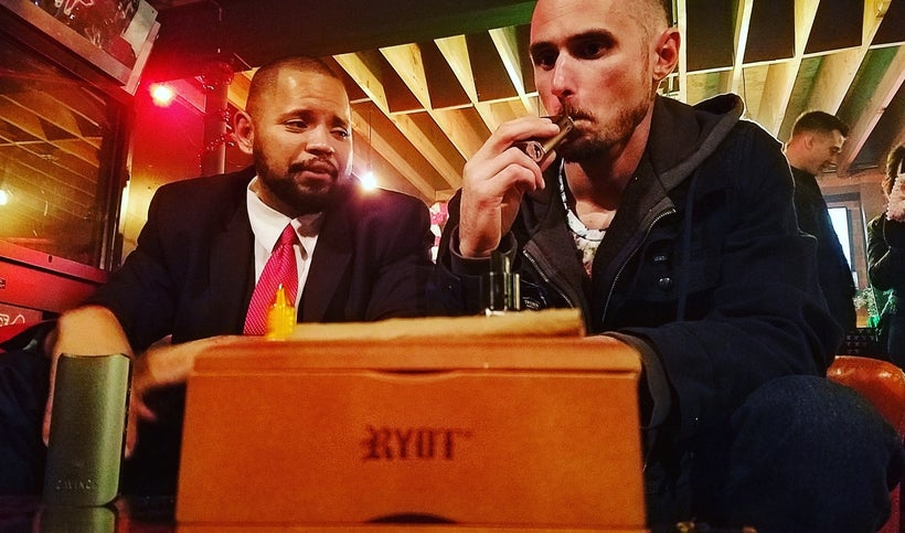 Davinci vaporizor and Ryot box front and center.