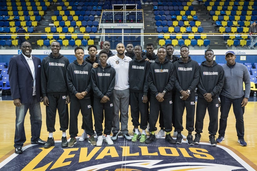 Student-athletes of <a rel="nofollow" href="https://www.instagram.com/nbaacademy/?hl=en" target="_blank">NBA Academy Africa</