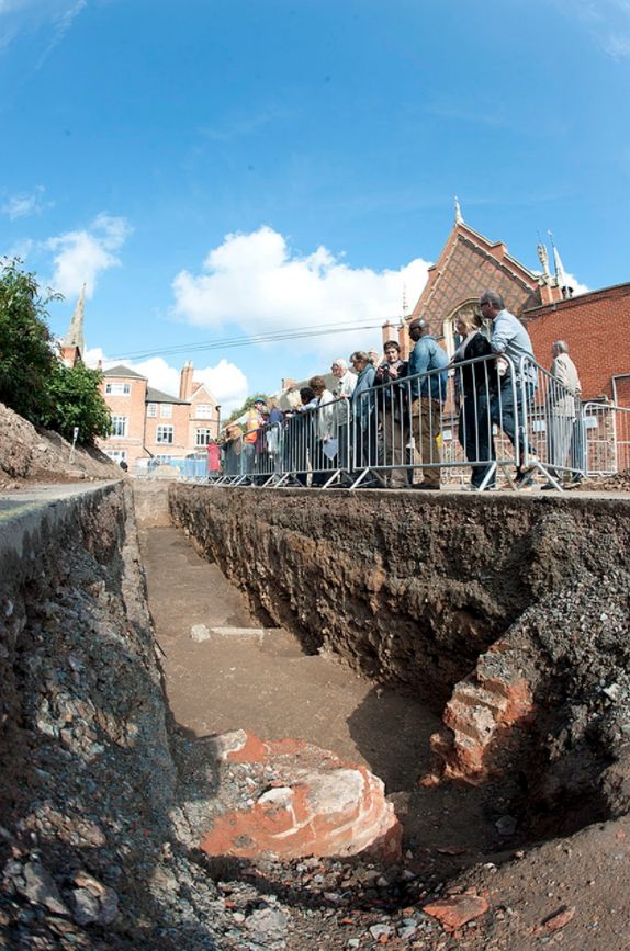 The car park where Richard III's skeleton was discovered in 2012