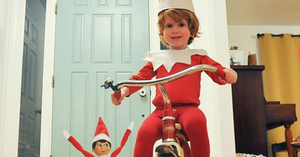 RealLife Elf Causes More Mischief Than His Elf On The Shelf Toy In