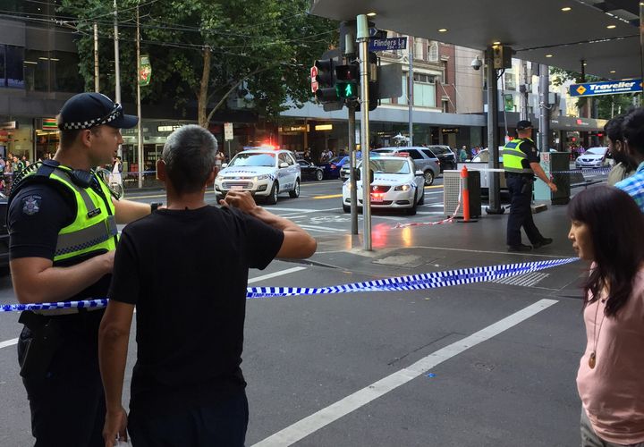 19 people were left injured after a car ploughed into pedestrians in Melbourne on Thursday.