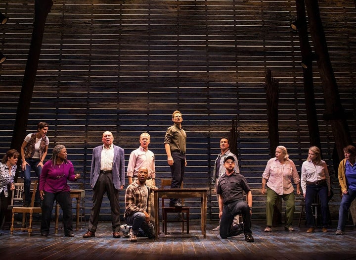 The cast of Come from Away