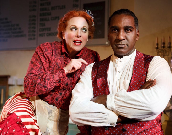 Carolee Carmello and Norm Lewis in Sweeney Todd